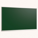 Langwandtafel, Stahlemaille grün, mit Kreideablage 